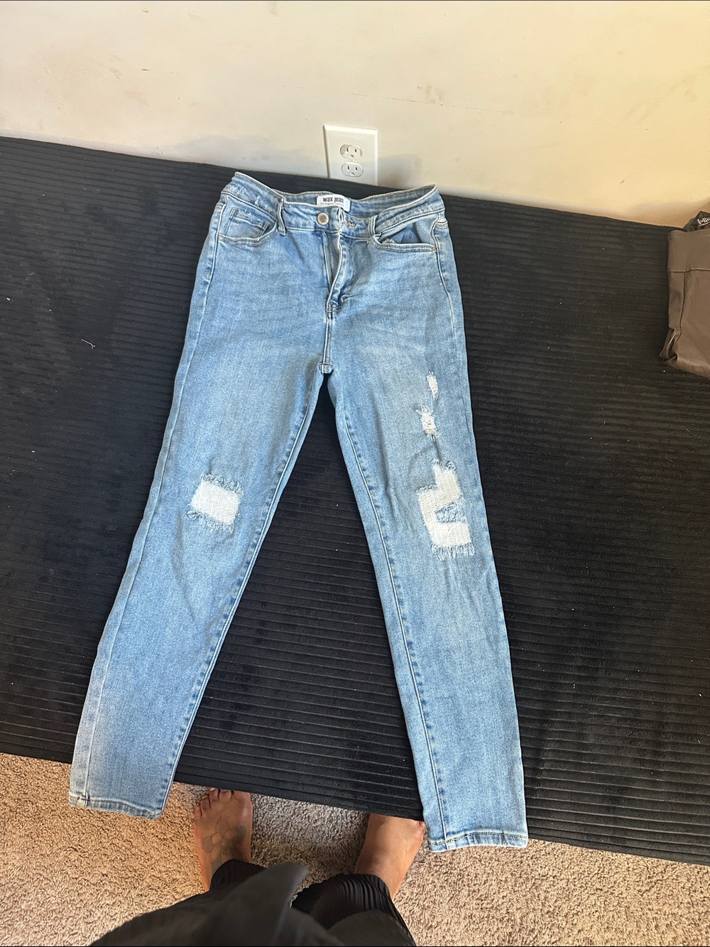 Light Blue Distressed Women’s Jeans